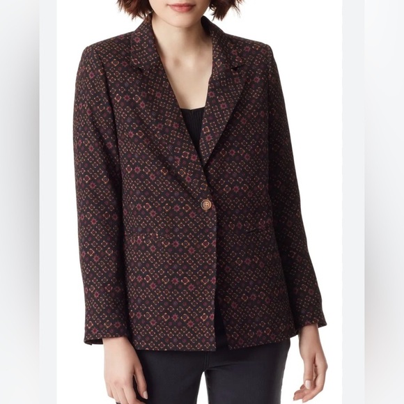 Sam Edelman Jackets & Blazers - Sam Edelman Delilah Print Blazer Women’s Size XL